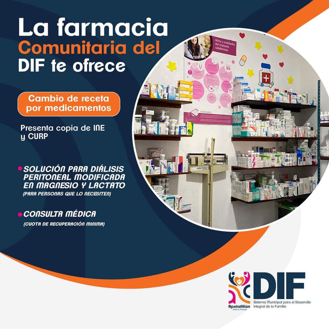 Con farmacia comunitaria, gobierno de Apetatitlán apoya a sectores vulnerables